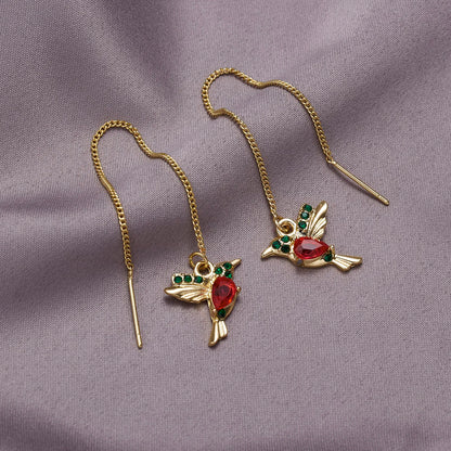 Little Bird Drop Earrings – Trendy Artificial Jewellery Set - zenton