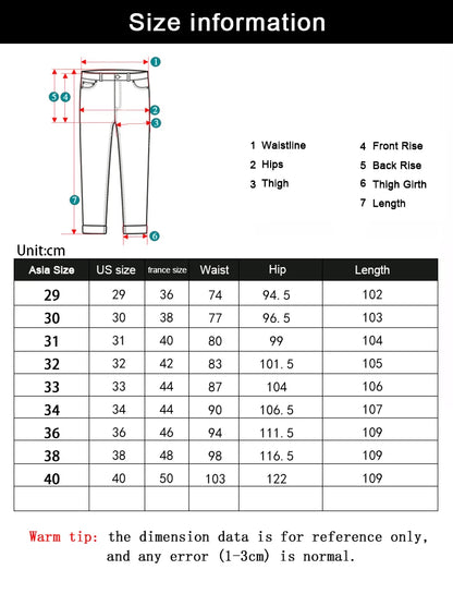 Men’s Business Casual Straight Stretch Jeans – Premium Comfort & Professional Style - zenton