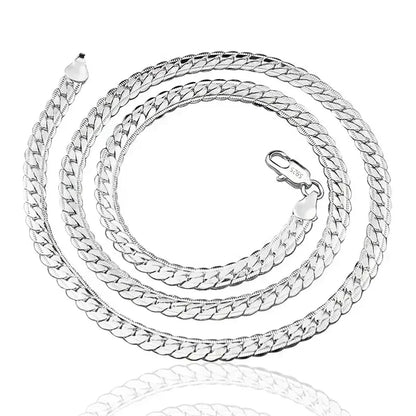 18K Gold & Silver Necklace – Elegant Jewels for Men & Women - zenton