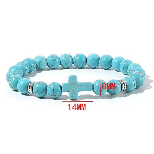 Rosary Bead Bracelet – Onyx & Hematite Prayer Jewels - zenton