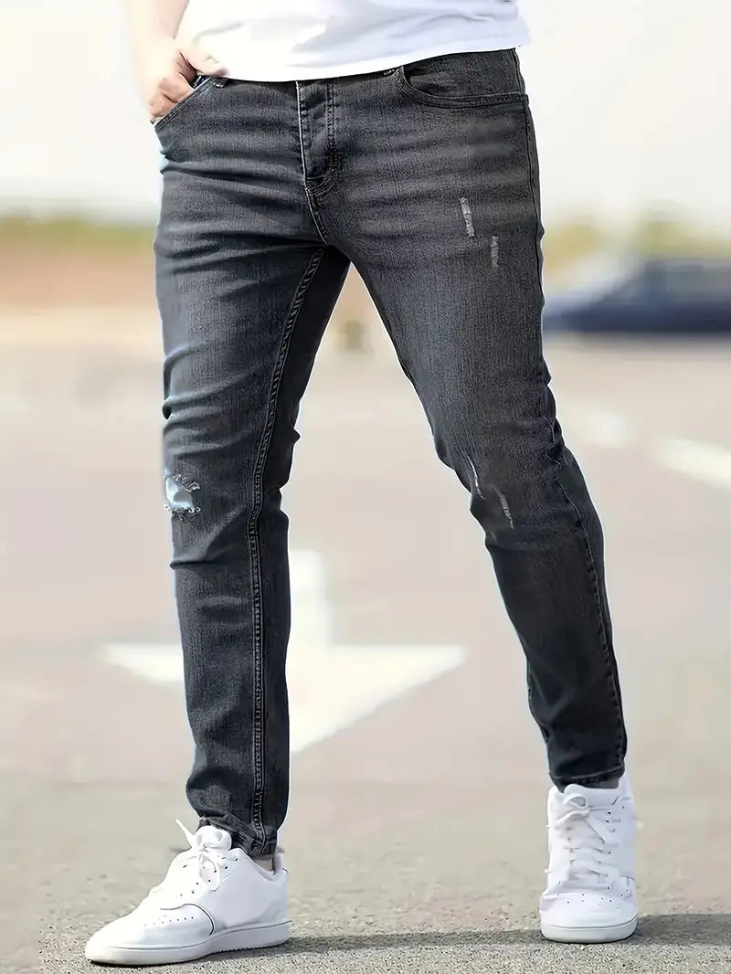 American Slim-Fit Stretch Jeans – Men’s Denim Pants - zenton