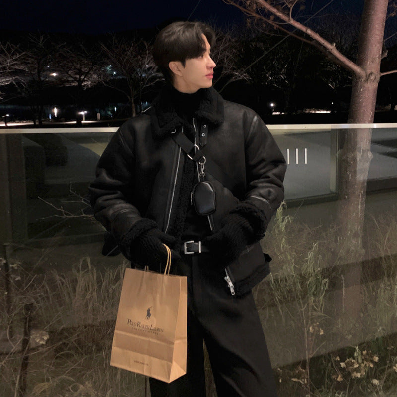 Men’s Korean-Style Winter Coat – Loose, Warm & Stylish 1