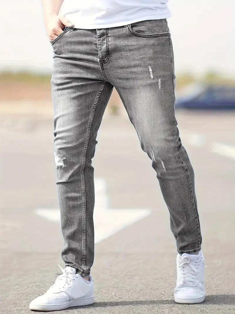 American Slim-Fit Stretch Jeans – Men’s Denim Pants - zenton