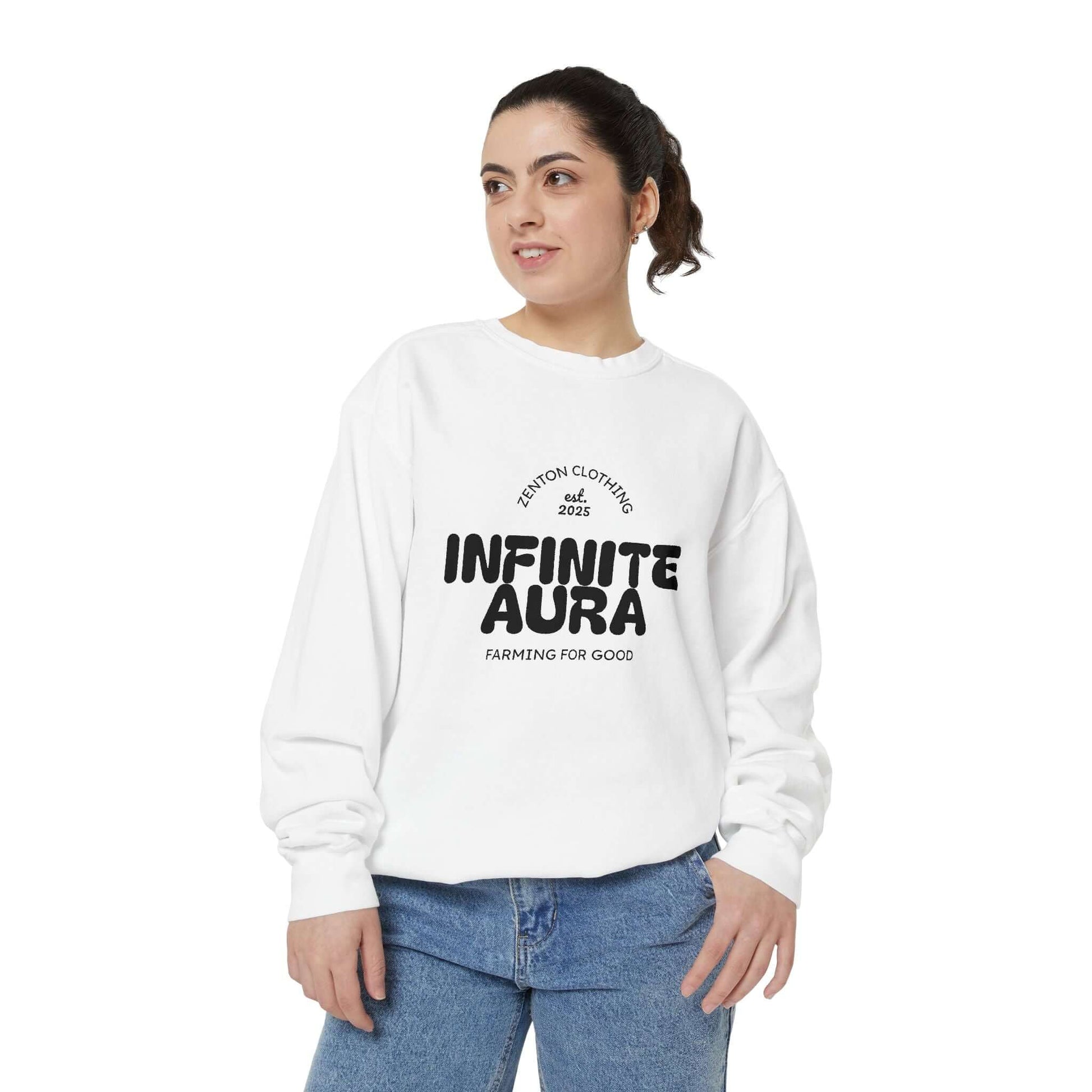 Zenton Infinite Aura Farming Sweatshirt - zenton