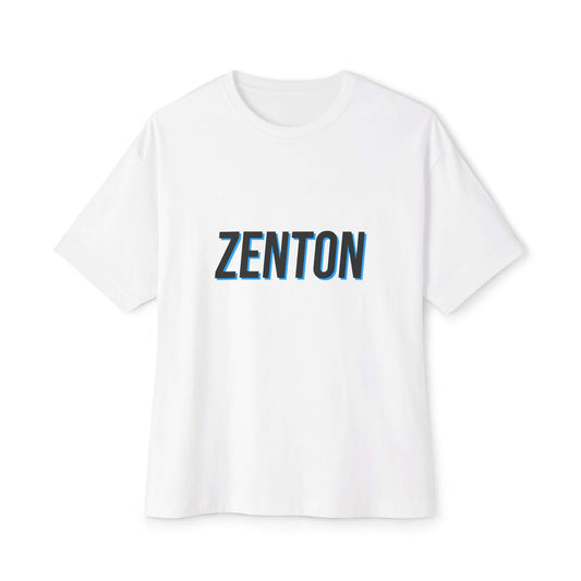 Zenton Unisex Oversized Boxy Tee - Casual Everyday Wear - zenton