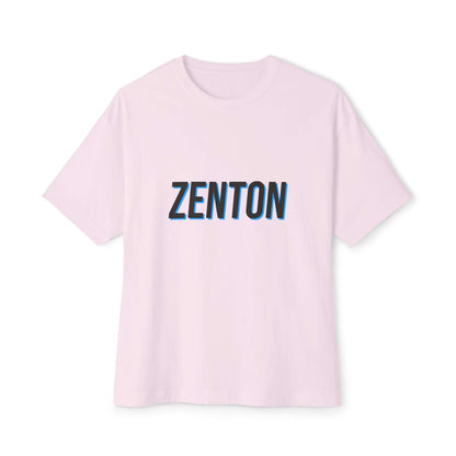 Zenton Unisex Oversized Boxy Tee - Casual Everyday Wear - zenton
