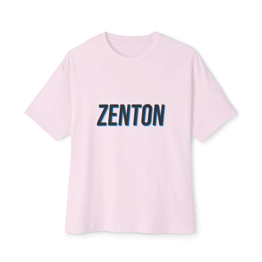 Zenton Unisex Oversized Boxy Tee - Casual Everyday Wear - zenton