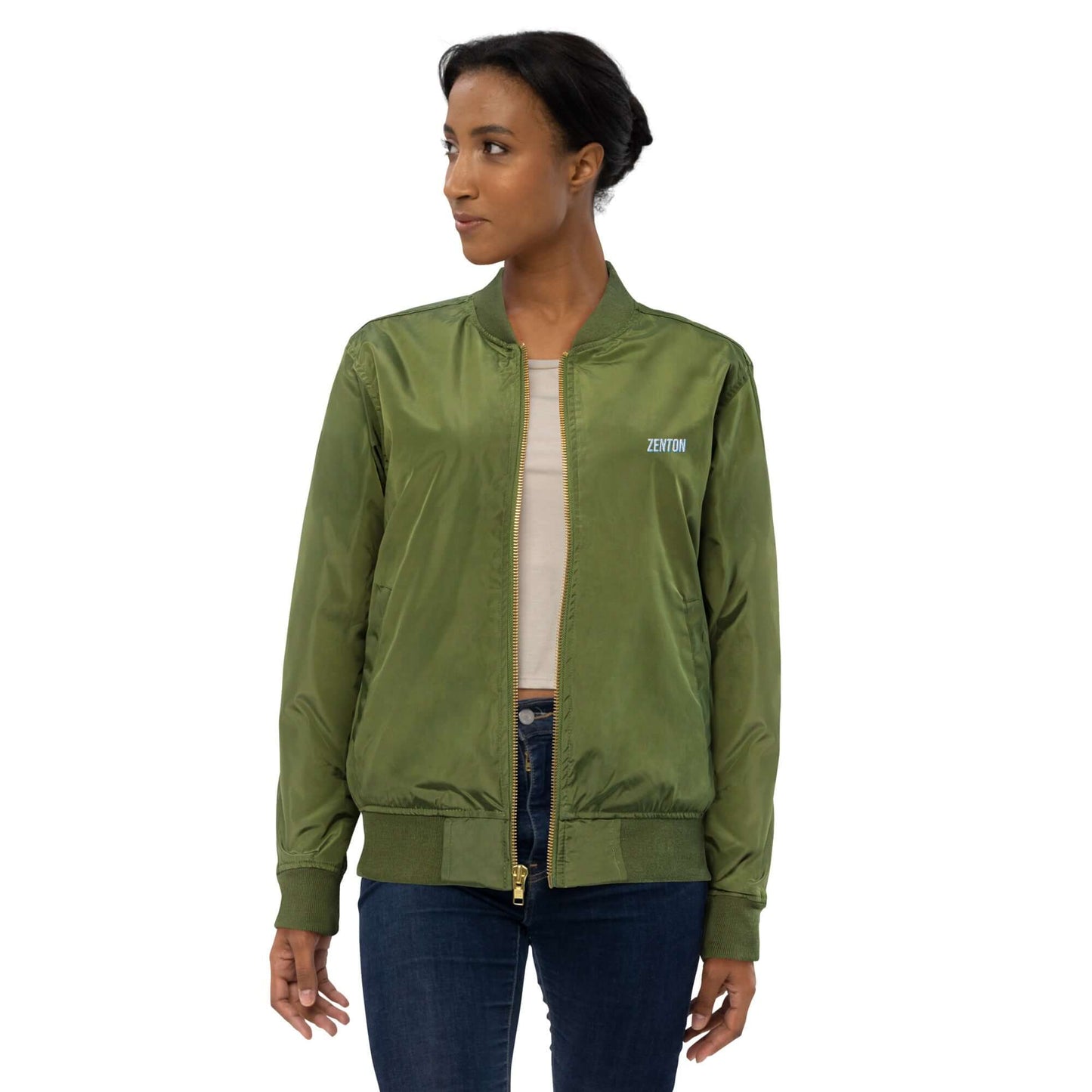 Zenton Premium Recycled Bomber Jacket - zenton